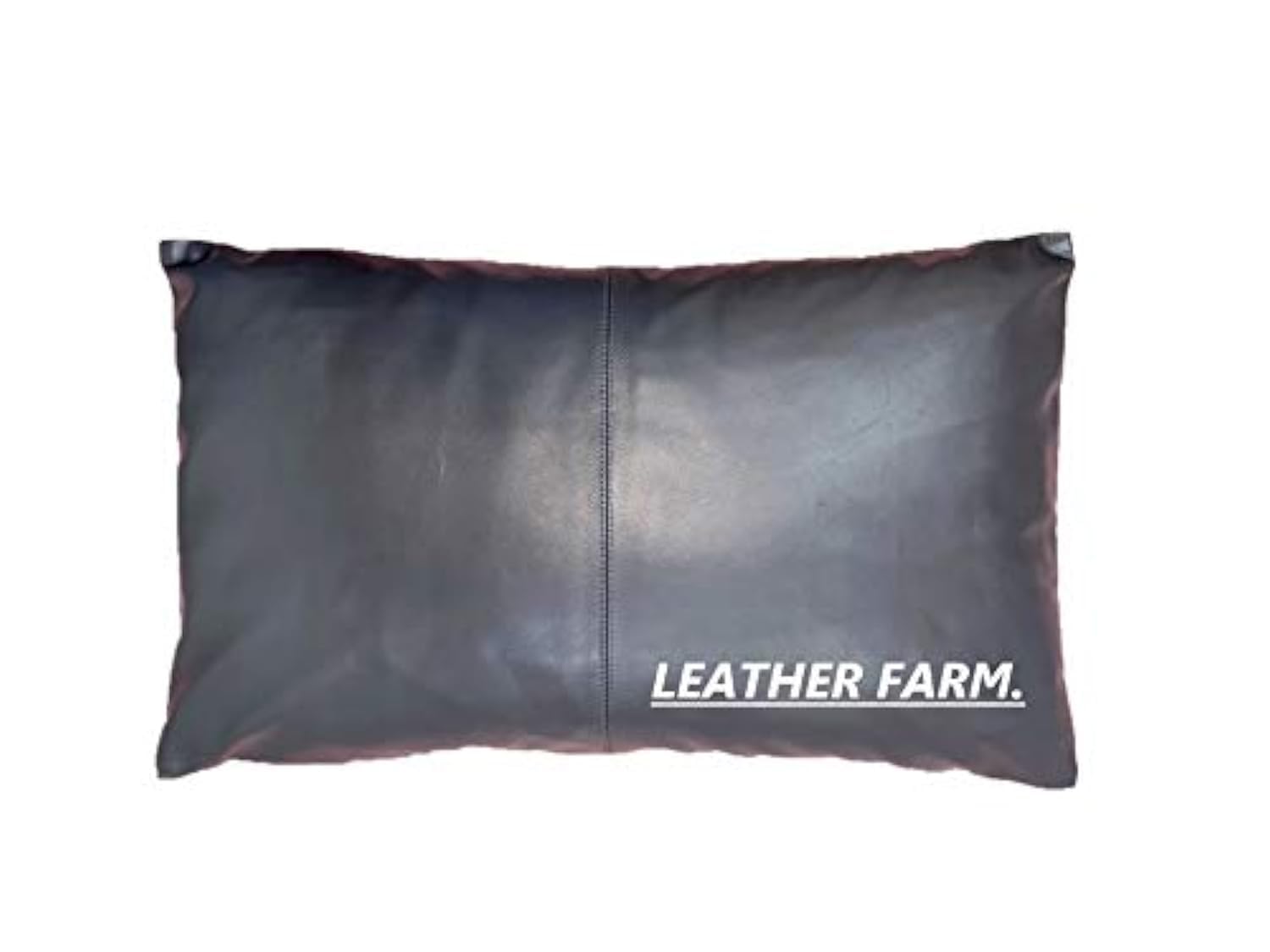 Amazon.co.jp: LEATHER FARM 厚手本革枕カバー グレー カウチ用装飾